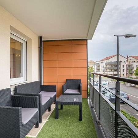 Spacieux - 4 Pers' - Balcon - 2 Lits - Parking Woippy Buitenkant foto